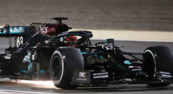 GEORGE RUSSELL TERMINA OS TREINOS EM PRIMEIRO LUGAR