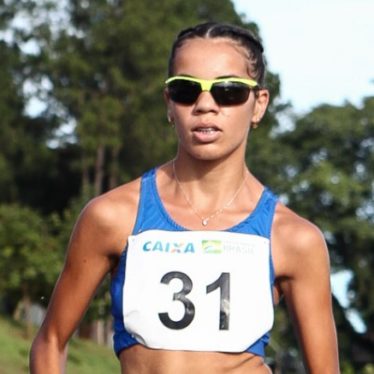 Gabriela Muniz, ouro com recorde (Wagner Carmo/CBAt)