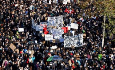 Manifestação em Paris