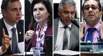 4 SENADORES DISPUTAM A PRESIDÊNCIA DO SENADO
