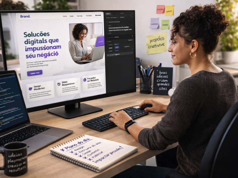 Criação, Otimização e Marketing Digital